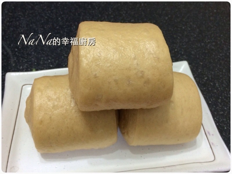 无添加「糖色」,纯【黑糖馒头】的做法