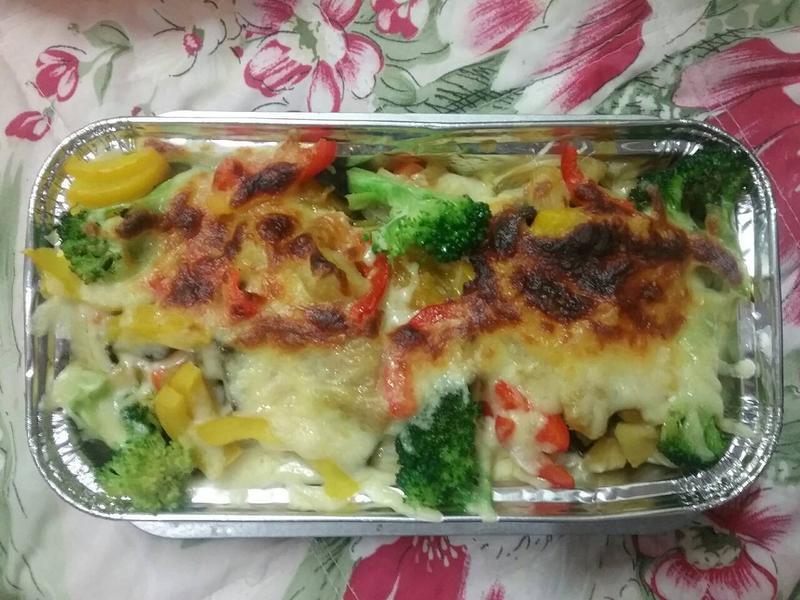 焗烤咖哩南瓜义大利面的做法