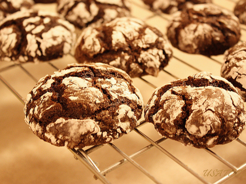 �������ݡ��������覴�-�ɿ���ѩ��Chocolate Crinkles������