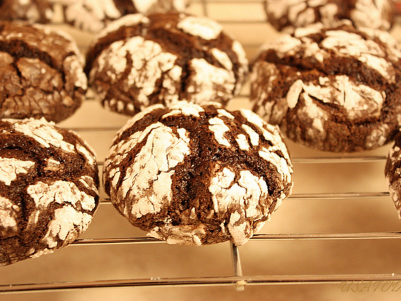 �������ݡ��������覴�-�ɿ���ѩ��Chocolate Crinkles������