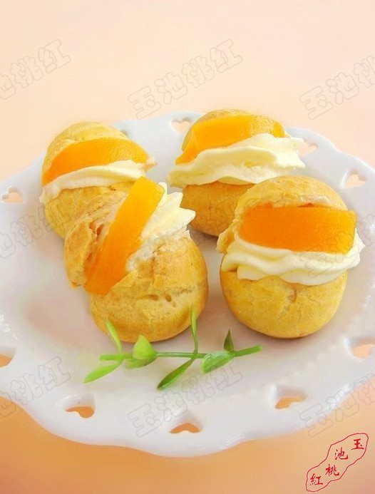 黄桃奶油泡芙的做法