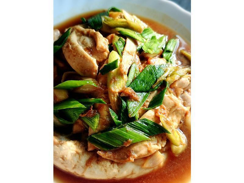 麻油蒜苗乌鱼膘的做法