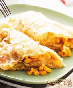 起司玉米葱抓饼的做法