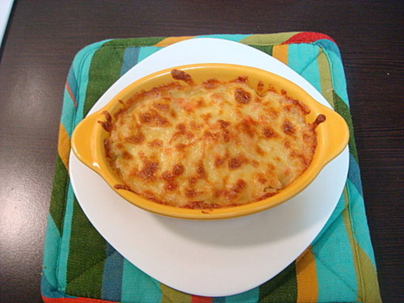 简单、好吃的焗烤素菜饭的做法