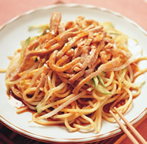 肉燥豆芽凉面的做法