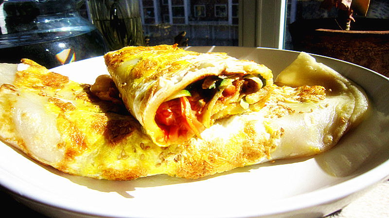 安仔鸡蛋饼的做法