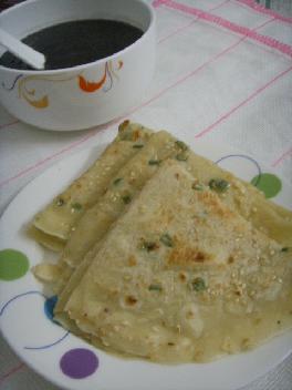 葱香鸡蛋摊饼的做法