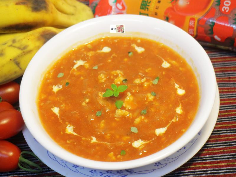 鸡茸蕃茄浓汤的做法
