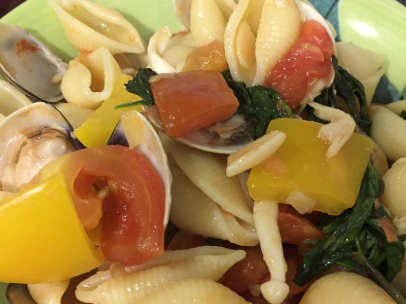 番茄海鲜牛肉贝壳面的做法