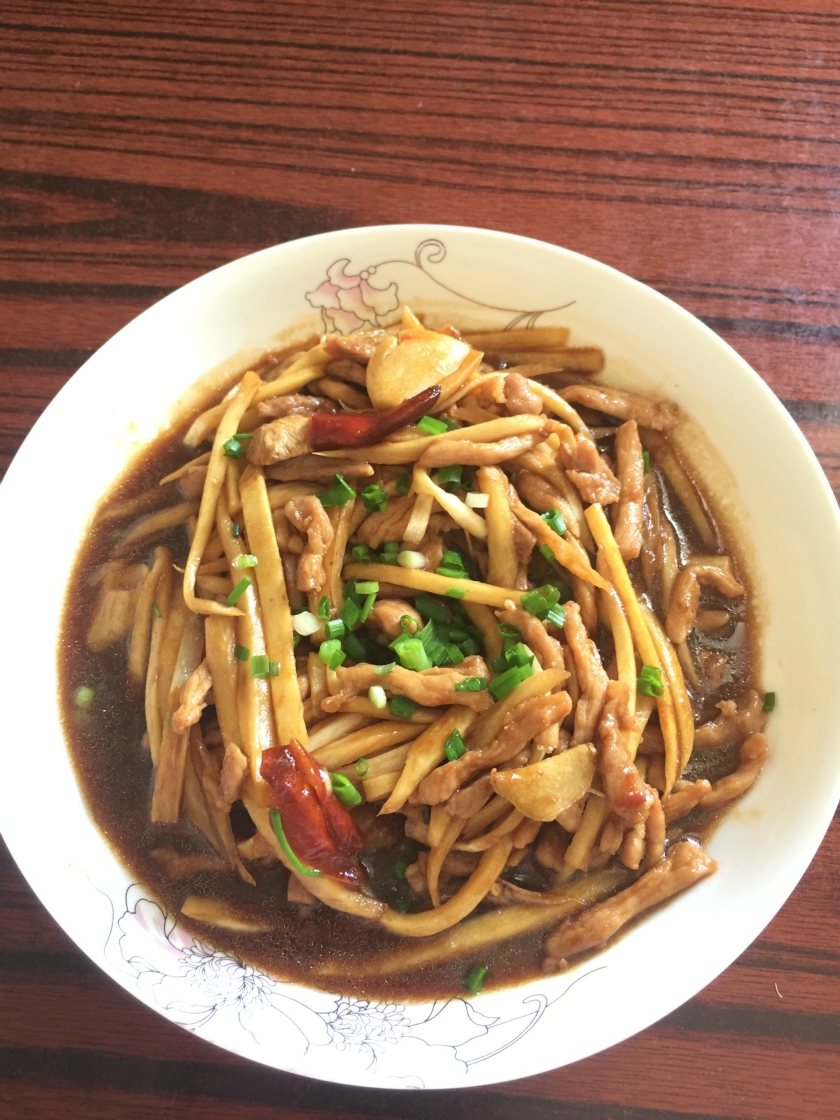 茭白肉丝(简单易上手鱼香肉丝)的做法