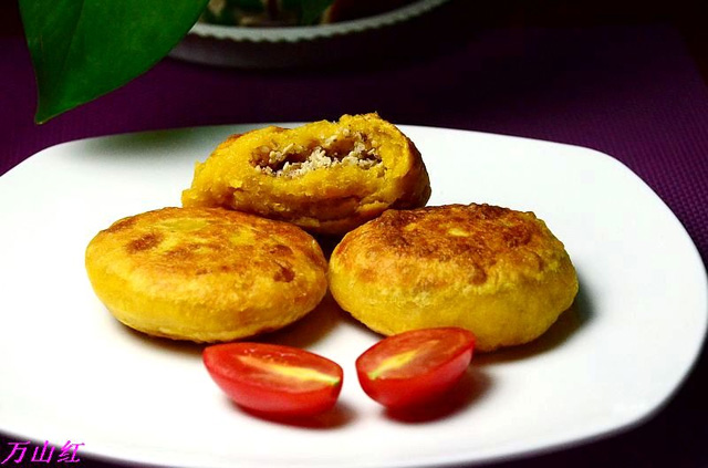 核桃柿子饼的做法