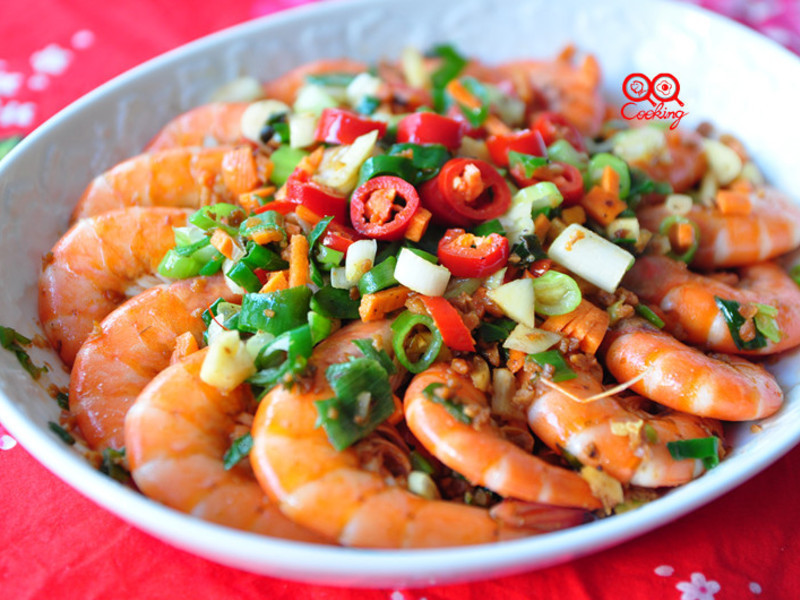 香辣奶油豆酥虾的做法