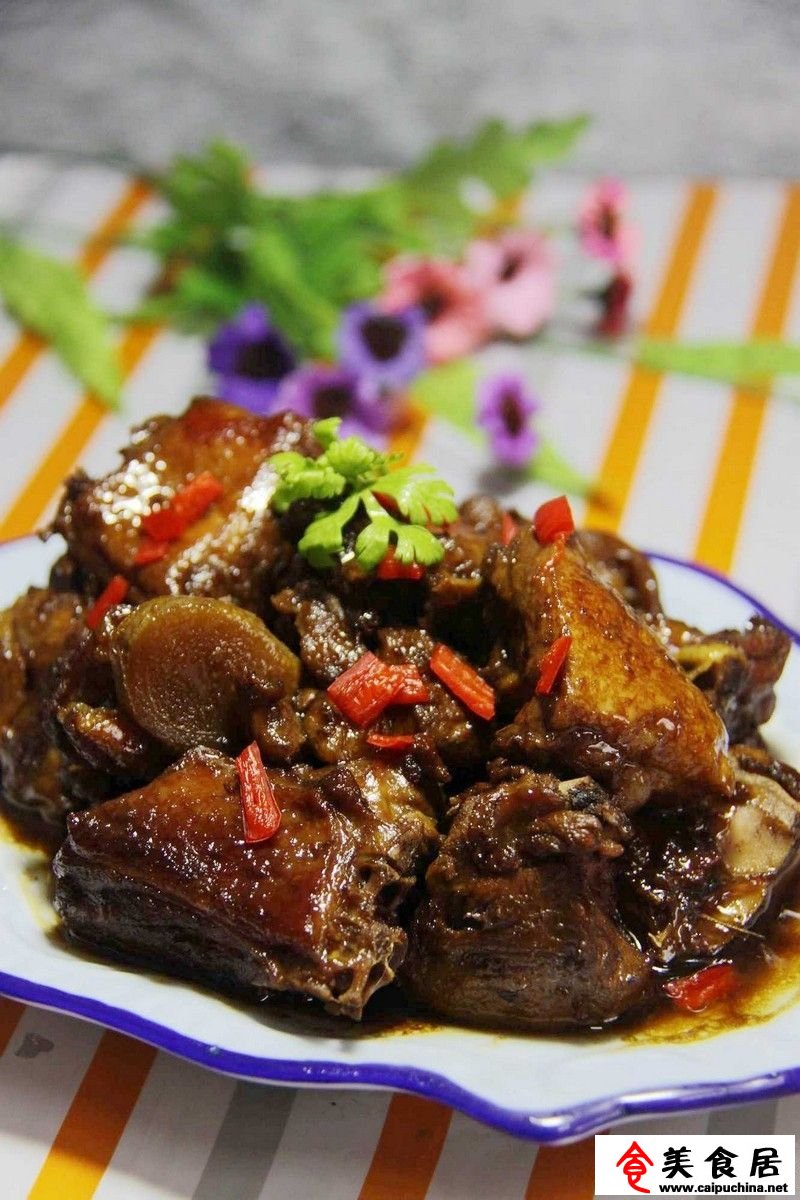 泡姜烧鸭的做法
