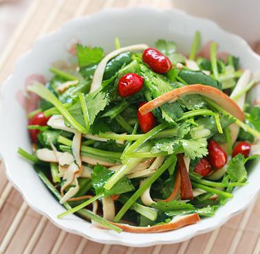 香菜干丝的做法