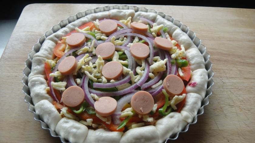 卷边披萨的做法