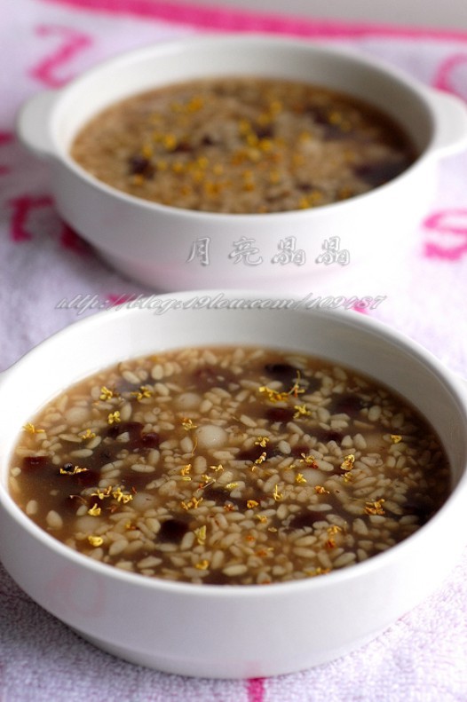 红豆酒酿小圆子的做法