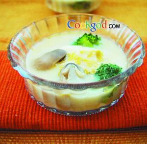 奶味西兰花汤的做法