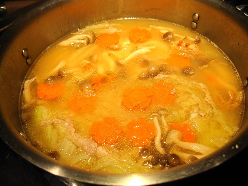 味噌猪肉白菜千层锅的做法