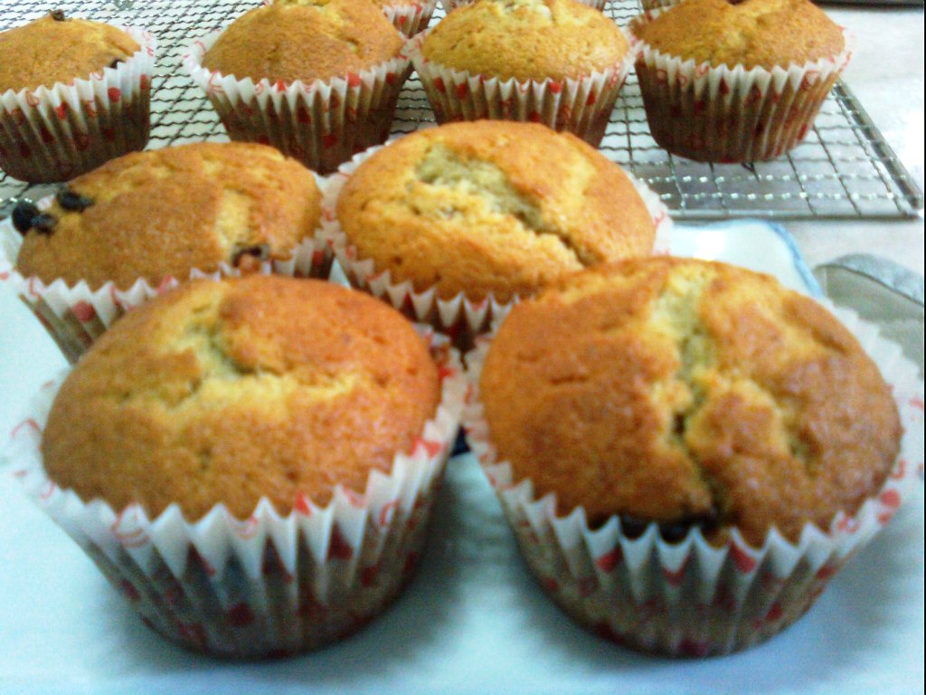 杯子香蕉蛋糕(原创)的做法