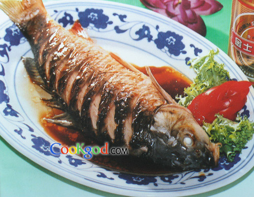 豉油活鱼的做法