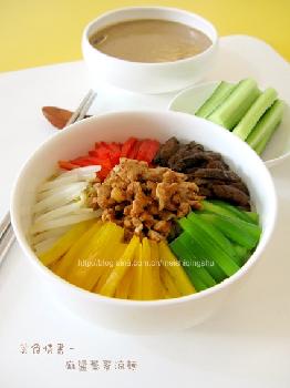 麻酱荞麦凉面的做法