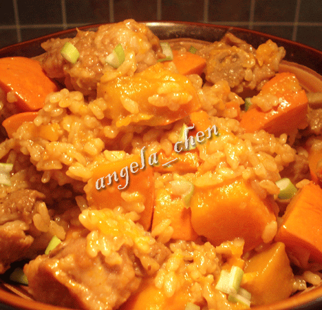 美味瘦身“南瓜排骨饭”的做法