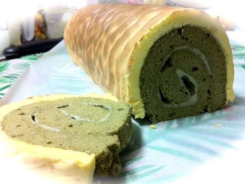 抹茶虎皮蛋糕卷的做法