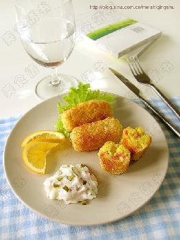 粉泥炸土豆的做法