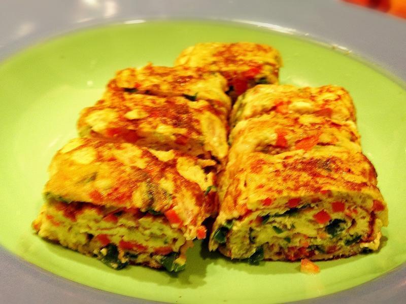 韩式四色蛋卷的做法