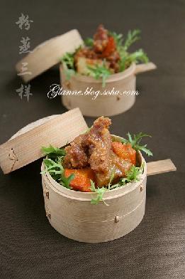 粉蒸三样的做法