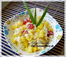 奶香菠萝饭的做法