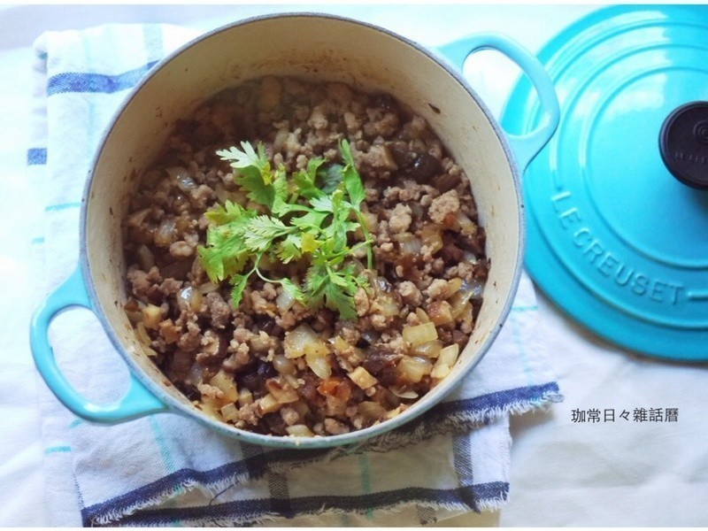 香菇瓜仔肉燥?少油少调味的做法