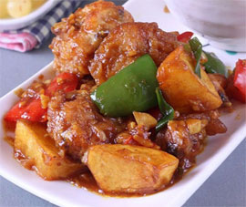 蒜香咖喱翅的做法