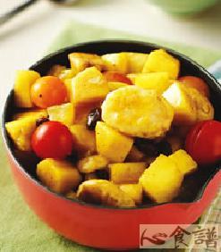水果咖哩饭的做法