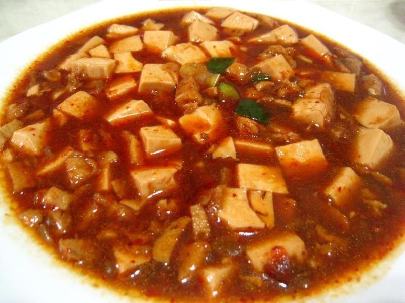 爱烹饪。麻婆豆腐的做法