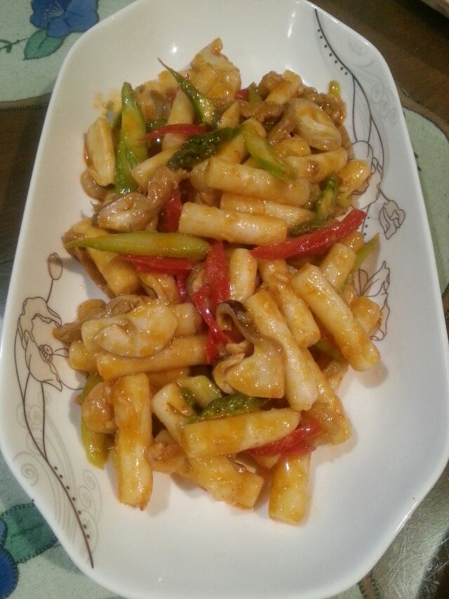 泰式冬荫功酱炒年糕的做法