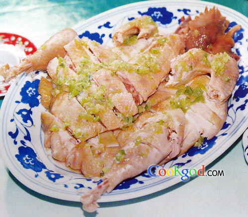 白斩河田鸡的做法