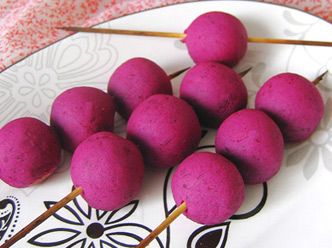 香烤奶香紫薯的做法