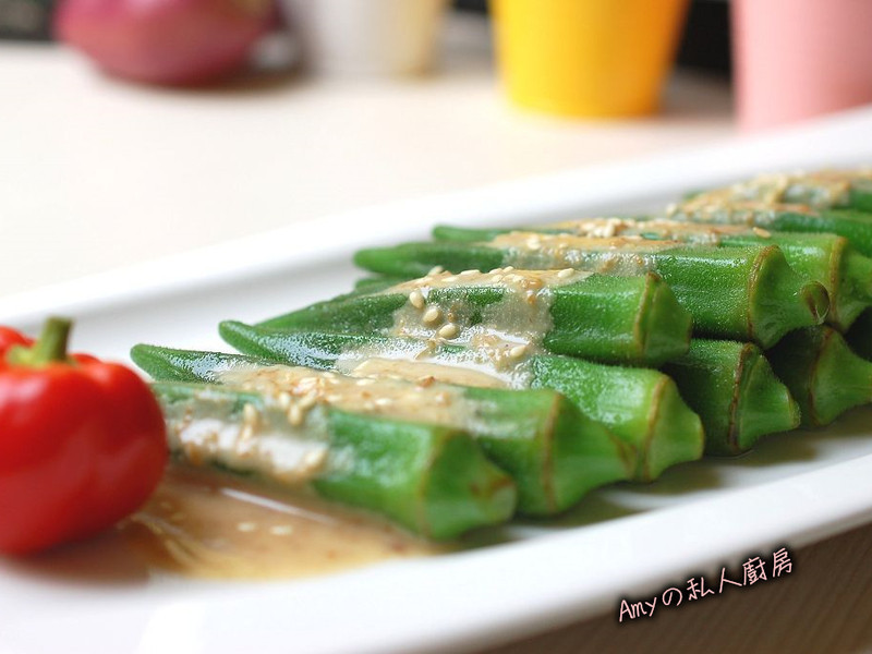 凉拌秋葵的做法