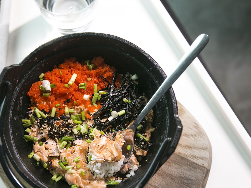 三文鱼鱼籽饭的做法