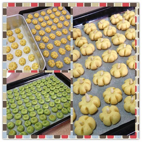 青豆&金瓜形饼干的做法