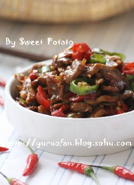 香辣爆鴨胗的做法