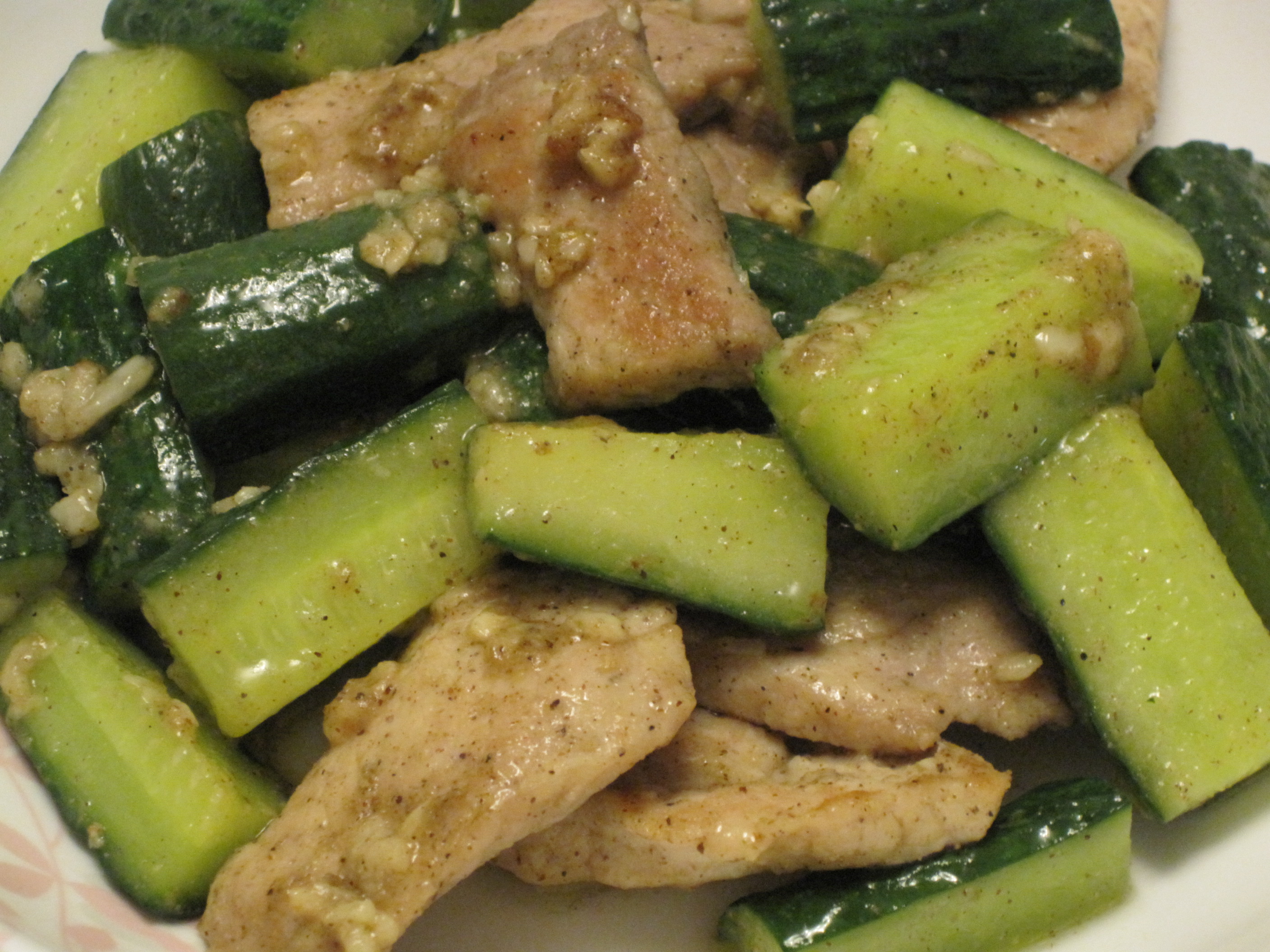 小黃瓜炒肉片的做法