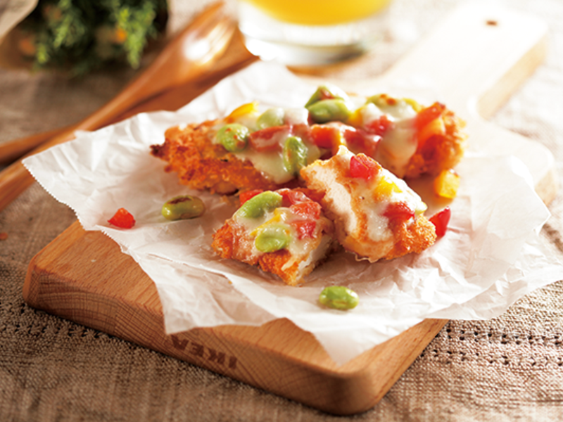 起司焗黄金鸡排的做法