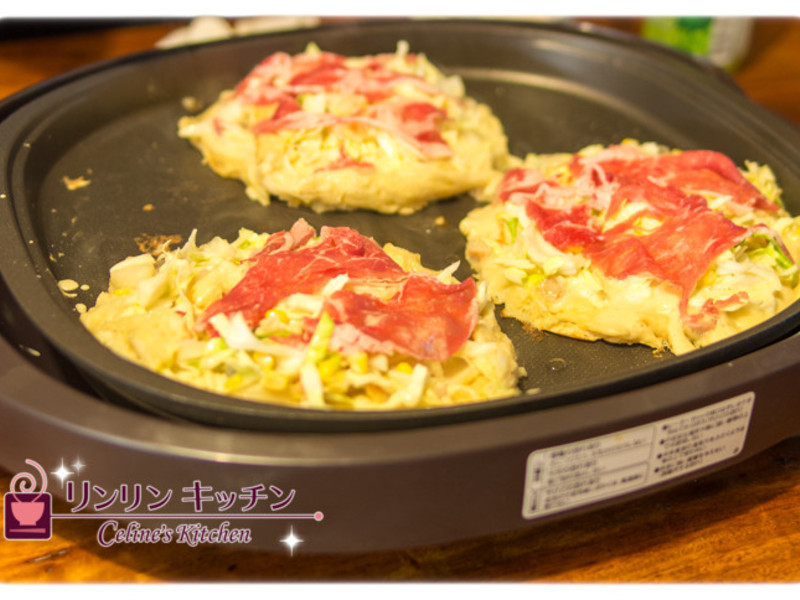 大阪烧(お好み焼き)轻松吃掉一颗高丽菜的做法