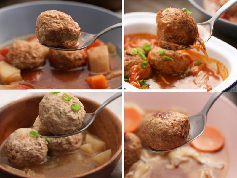 狮子头四吃的做法