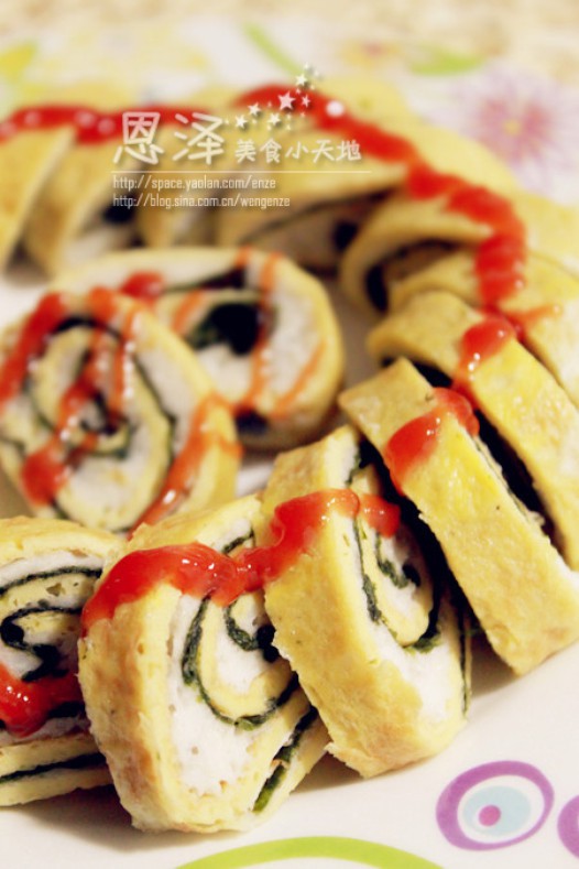 蛋皮鲈鱼卷的做法