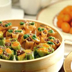 四蔬烧卖的做法