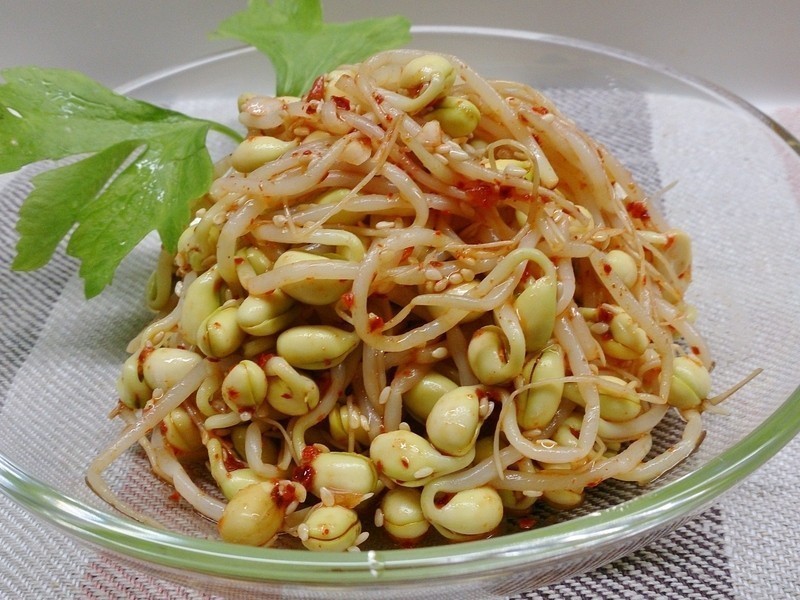 韩式凉拌黄豆芽的做法