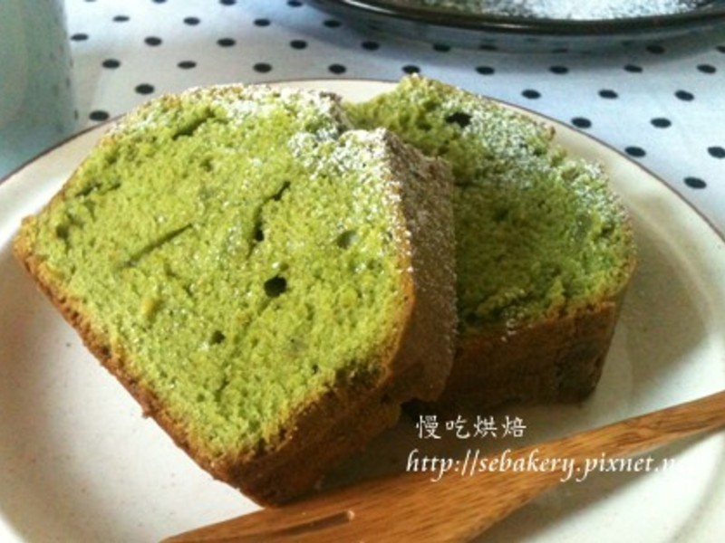 抹茶白巧克力法式磅蛋糕的做法